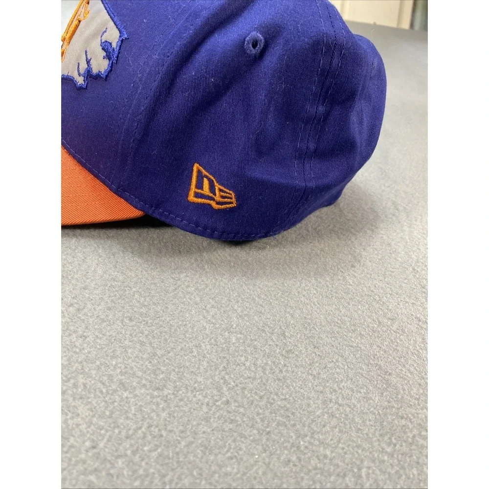 Durham Bulls Baseball Fitted Hat New Era Small Medium NWOT Navy Orange